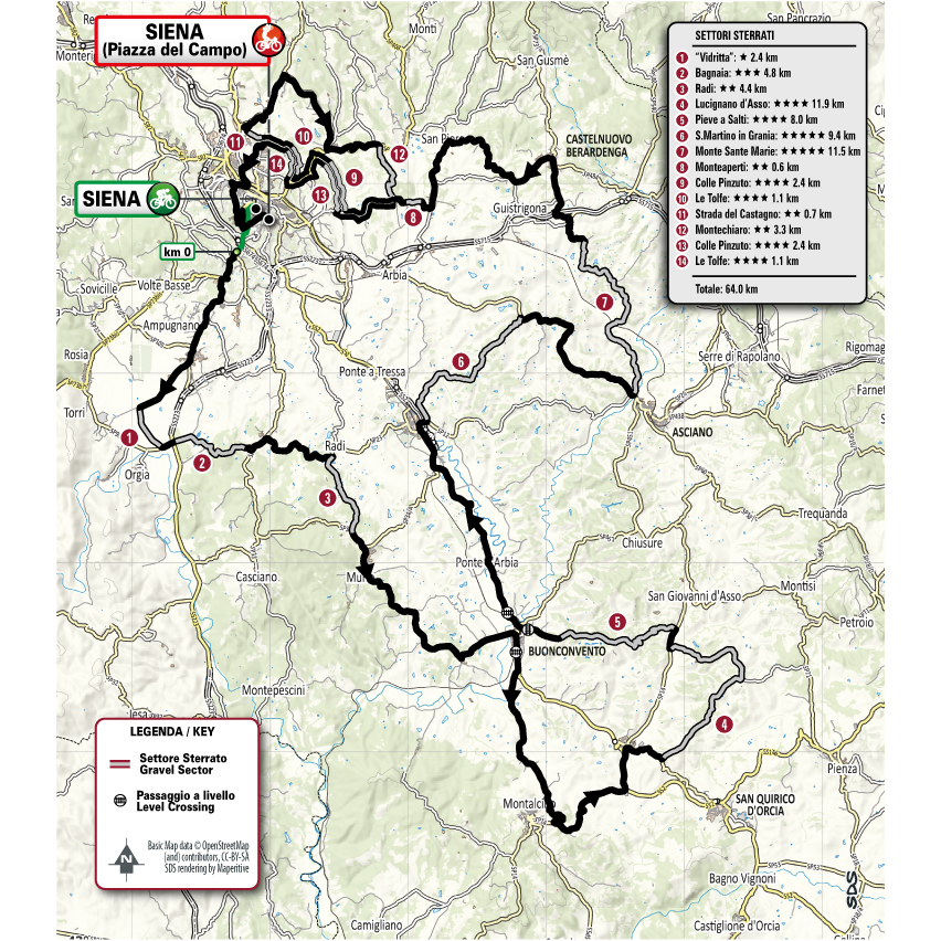 Planimetria/Map Il Lombardia 2025