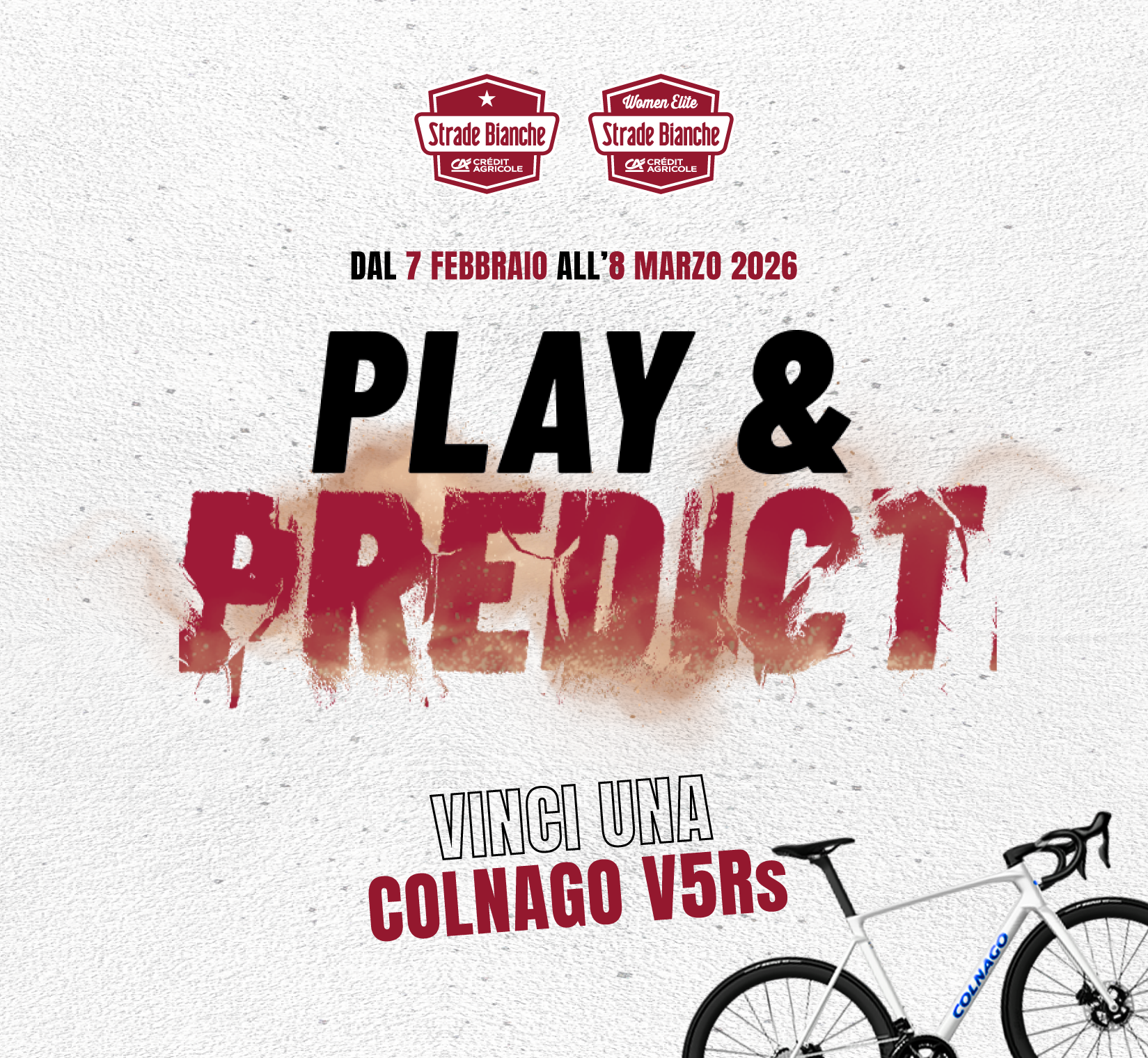 Vinci una Colnago V5Rs